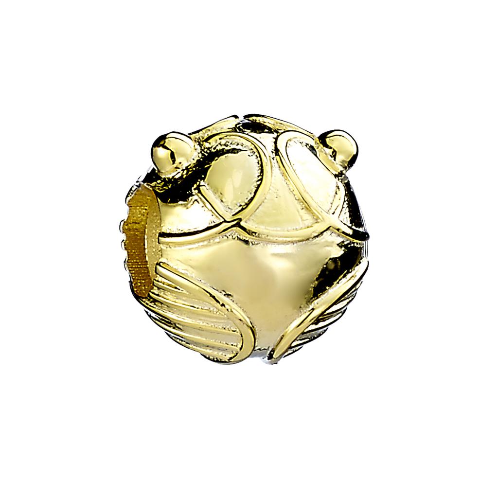 Harry Potter Sterling Silver Golden Snitch Spacer Bead Gold
