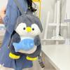 Schoolbag a Penguin Backpack Backpack Girl Doll Cute Plush Little Penguin Doll Schoolbag Cartoon Bag