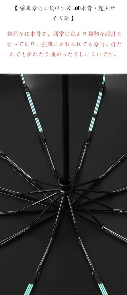 SHPEROWW Strong Wind Resistant 40 Ribs Folding Umbrella Automatic Opening and Closing Large Windproof and Water Repellent Lightweight Folding Umbrella