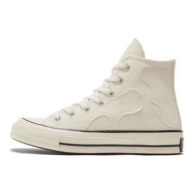 Chuck 70 High Egret Earth Camo Women Sneakers Cream Black White 571071C