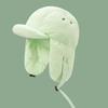 Korean Version of Down Clamp Cotton Lei Feng Hat for Women In Winter Fashion Light Warm Versatile Outdoor Ear Protection Hat for Men