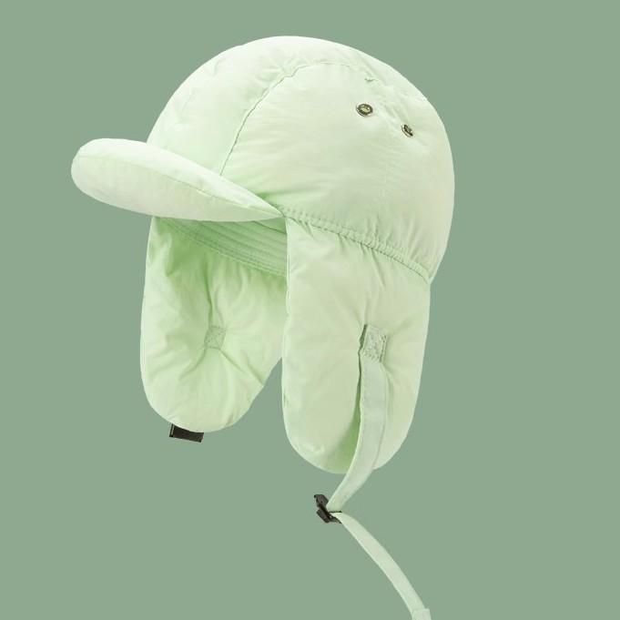 Korean Version of Down Clamp Cotton Lei Feng Hat for Women In Winter Fashion Light Warm Versatile Outdoor Ear Protection Hat for Men