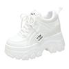 Scarpe con Zeppa a Muffin, Rialzo Interno, Scarpe da Papà, Moda Primavera e Autunno da Donna, Stringate, Scarpe Sportive Casual, Scarpe da Studente