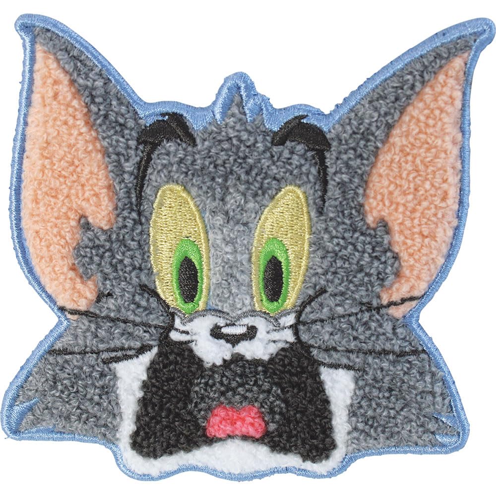Tees Factory Tom and Jerry Fluffy Coaster, H9.6 X W9.8 X D0.5cm, TJ-5535666TM