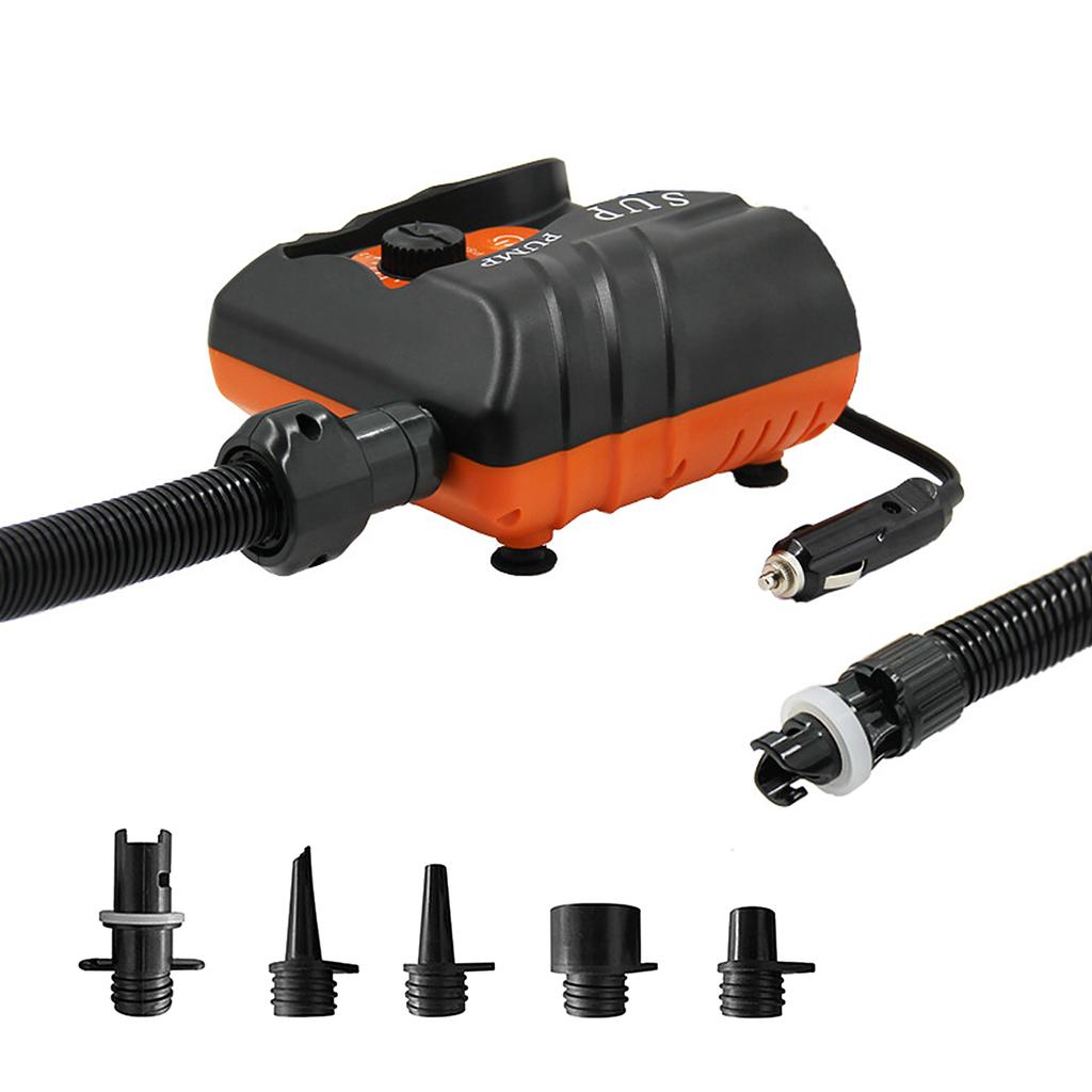 16PSI Electric Inflation Air Pump with 6PCS Nozzles for Inflatable SUP and Boat