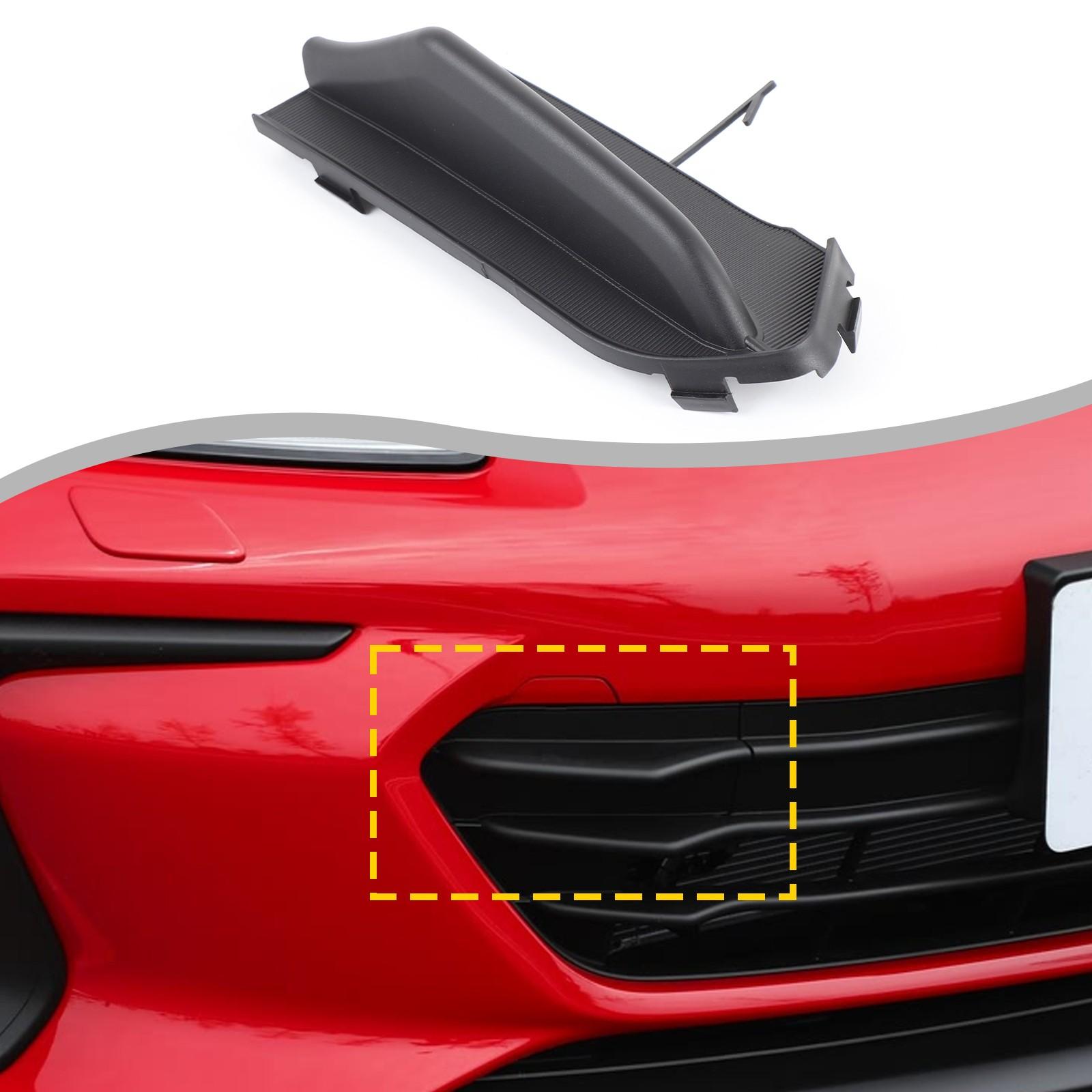 Black ABS Front Tow Hook Trim Cover For Subaru BRZ +
