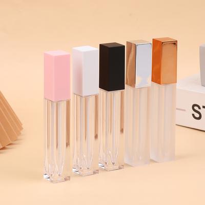 Lipgloss Sample Bottle For DIY 7ml Square Lip Gloss Tubes Liquid Lipstick Bottle Empty Refillable Cosmetic Packing Container
