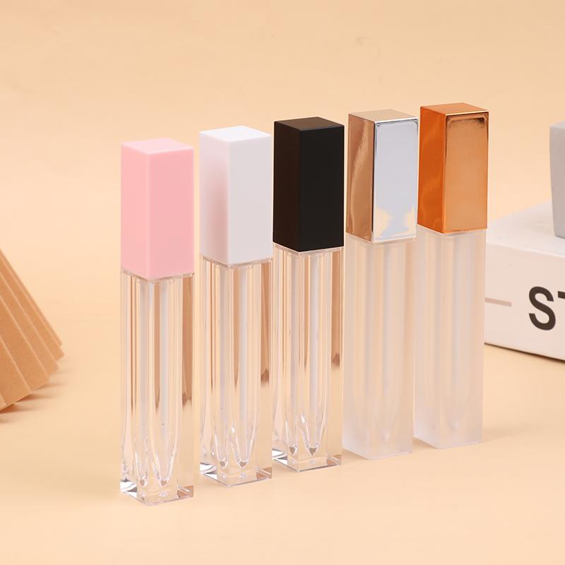 7Ml Square Lip Gloss Tubes Liquid Lipstick Bottle Empty Refillable Cosmetic Packing Container Lipgloss Sample Bottle For Diy