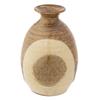 Marui Seito Shigaraki Ware Hechimon Sake 330ml Gray Circle Bottle, Approx. Capacity, Pattern, Brown, MR-3-4300