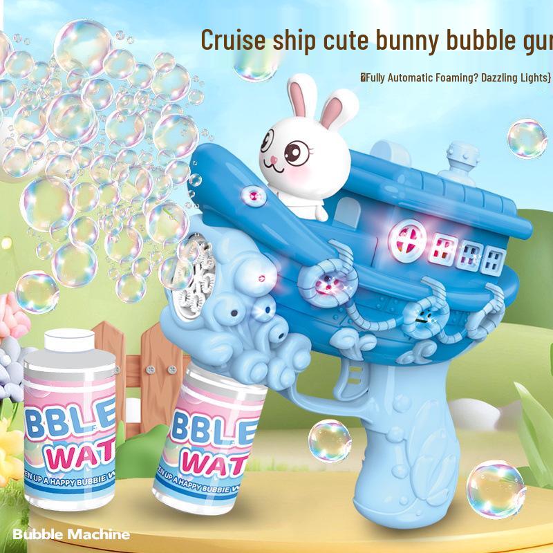 2025 Handheld Electric Bubble Blaster - Popular Kids' Toy