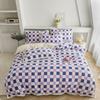 Double-Sided Thickened Milk Fleece Bed Four-Piece Set Of Fleece Lamb Fleece Children'S Quilt Cover Coral Fleece Bed Sheet To Keep Warm
