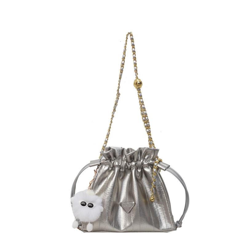 Bag Versatile Bag New Chain Crossbody Bag Ladies Folded Bag