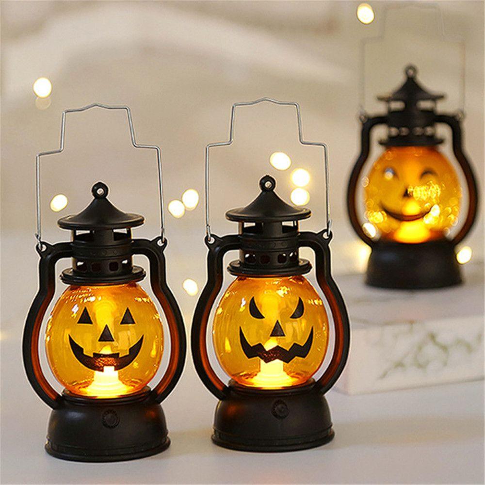 

Portable Happy Halloween Children LED Light Horror Atmosphere Pumpkin Lantern Halloween Lamp