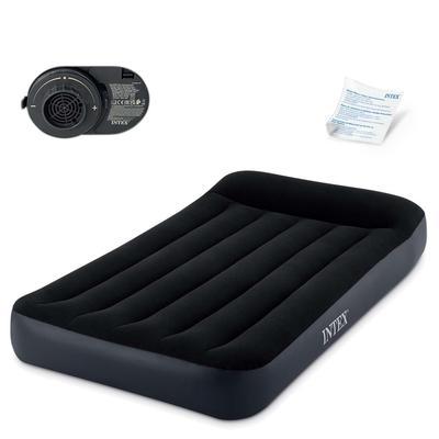 Uppblåsbar madrass 191x99x25 cm med inbyggd elektrisk pump INTEX 64146ND