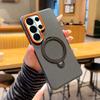 For Samsung Galaxy S26 Ultra S26 Edge S25 S24 Plus Case Magnetic Ring Holder Metal Lens 360° Rotating Ring Stand Protection Capa