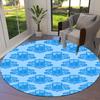 Doctor Who Round Area Rug,Carpet Rug for Living Room Bedroom Sofa Playroom Decor,Non-slip Floor Mat