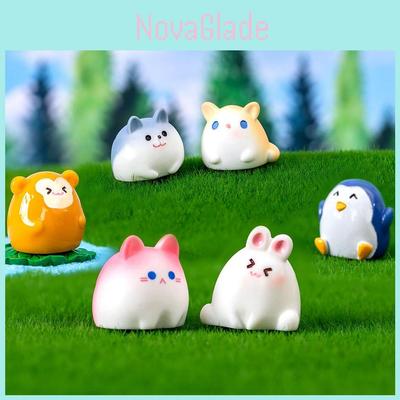 Adorable Resin Animal Figurines Blind Box For Car And Desktop Decor Cute Gift