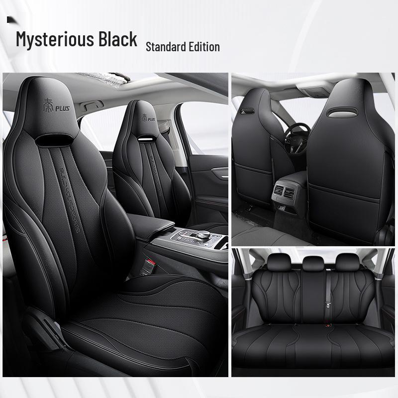 DJGY Sportovní kožený potah sedadla pro BYD Qin PLUS - Celoroční polštář