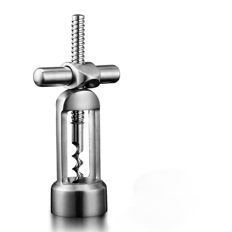 

18/8 stainless steel knife, paper guillotine, vintage wine pocket opener in silver | Open (silver)