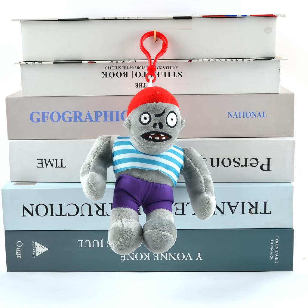 2025 New Style Plants vs Zombies Plush Pendant Cute SunFlower Peashooter Chomper Bag Keychain Decoration Stuffed Doll Kids Gift