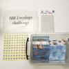 Set Scatola Sfida 100 Buste Modo Facile e Divertente per Risparmiare $10.000 Buste per Soldi Sfida Risparmio Sfide Risparmio Budget