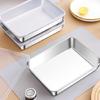 Durable Nonrust Steel 6Pcs Food Container Set Food Protectors For Keep Fruits Vegetables And Leftover Freshness
