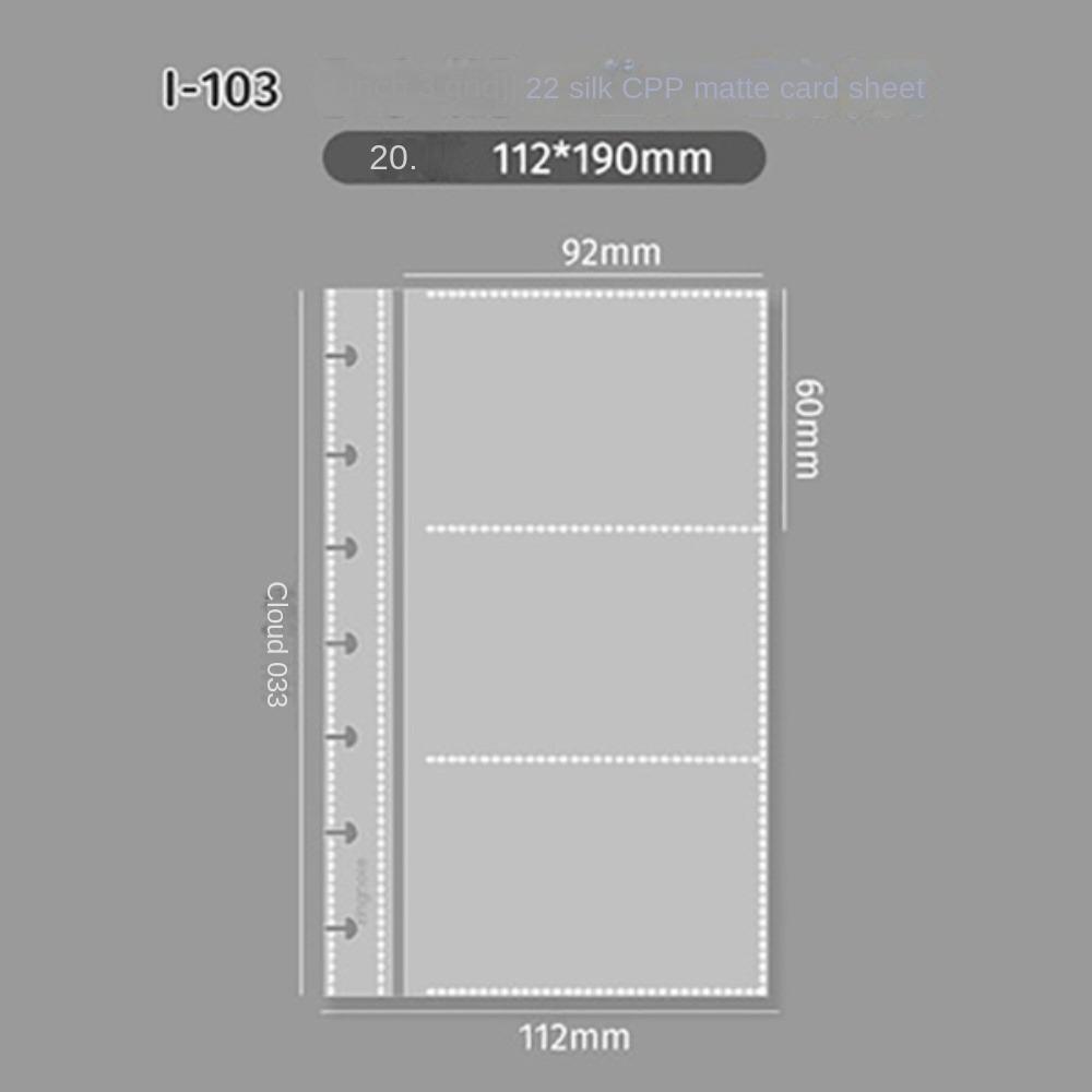 3inch/3.5inch Desktop Photo Album Transparent Idol Card Picture Display New Pictures Organizer