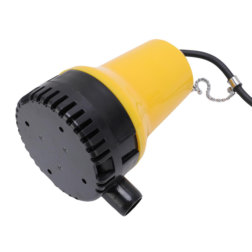 Direct Current Bilge Pump 12V 1110GPH Portable Transfer Submersible Utility Pump 45W Electric Pool Tub Garden Pond Draining