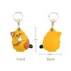 Bamen Bug Club Cartoon Access Control Card Leather Case Keychain Creative Cute Girl Key Pendant Bag Hanging Personalized Gifts