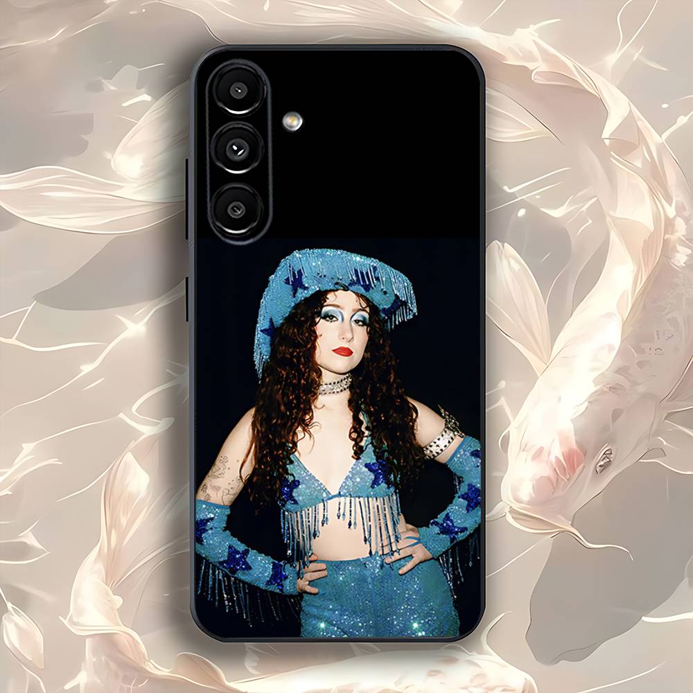 C-Chappell Roan Singer Phone Case For Samsung Galaxy A73,31,32,72,41,53,52,71,22,5G,Note,J7,8,9 Soft Black Cover