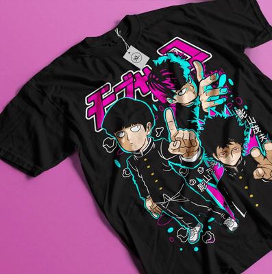 Mob Psycho 100 Manga Strip Anime Manga Geschenk Unisex Shirt T-Shirt Alle Größen