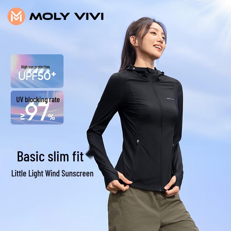 MOLY VIVI Women s Cooling Slim-Fit Sun Protection Jacket S