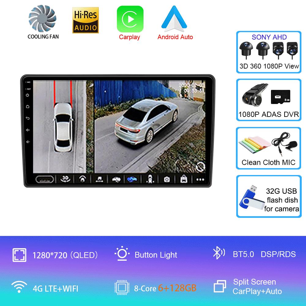 Car Radio Android14 For Volkswagen VW Golf 4 IV Jetta MK4 Classics Multimedia Player Stereo Carplay GPS Stereo 2din DVD