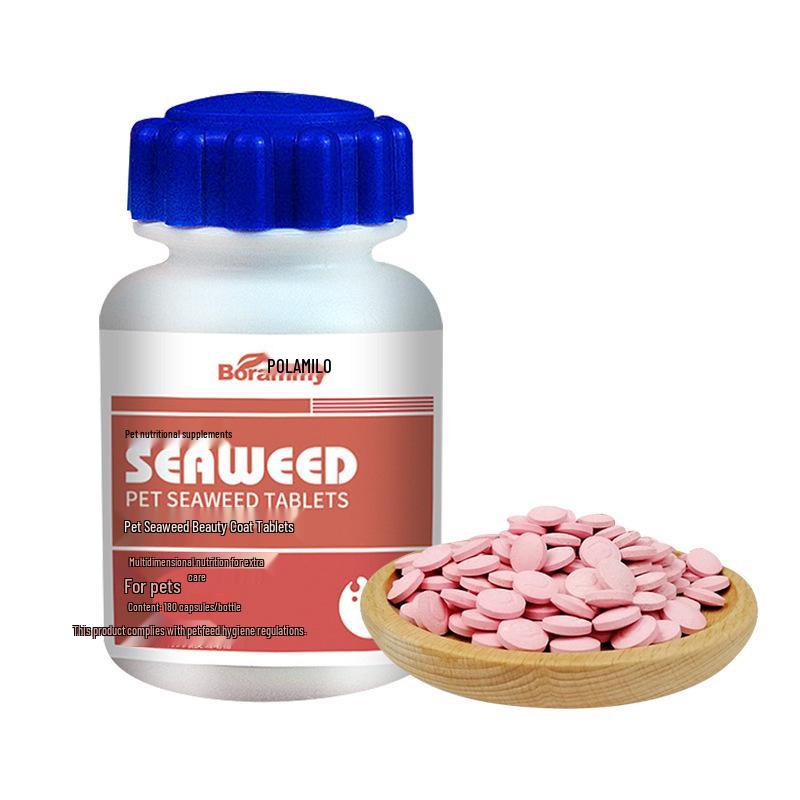 Pet Probiotic Tablets for Dogs & Cats - Deodorizes & Reduces Halitosis - 180 Count