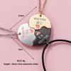 Children's Necklace Three-piece Girlfriend Love Splicing Magnetic Necklace Alloy Dripping Oil Heart-shaped Clavicle Chain