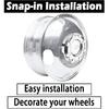 1Pc 252mm(9.92inch) Wheel Center Cap for Ford F350 Wheel Rim Replacement 5C3Z-1130-SA Hub Cap, Chrome 8 Lug Wheel Cover.