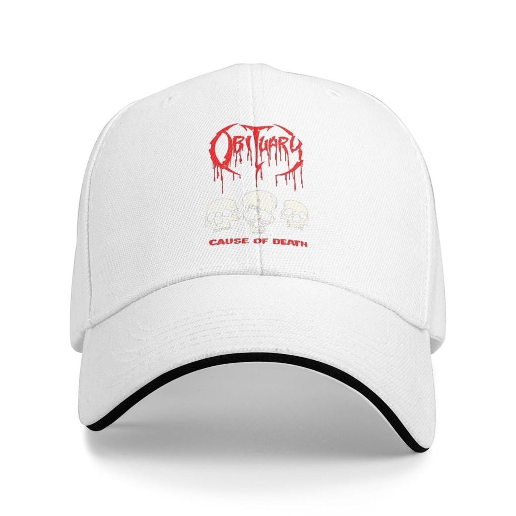 Unisex Baseball Hats Obituary Death Metal Rock Band Music Outdoor Streetwear Sports Baseball Caps Hip Hop Cap Casquette Hats