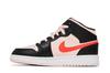 Air Jordan 1 Mid GS 'Black Pink Crimson'