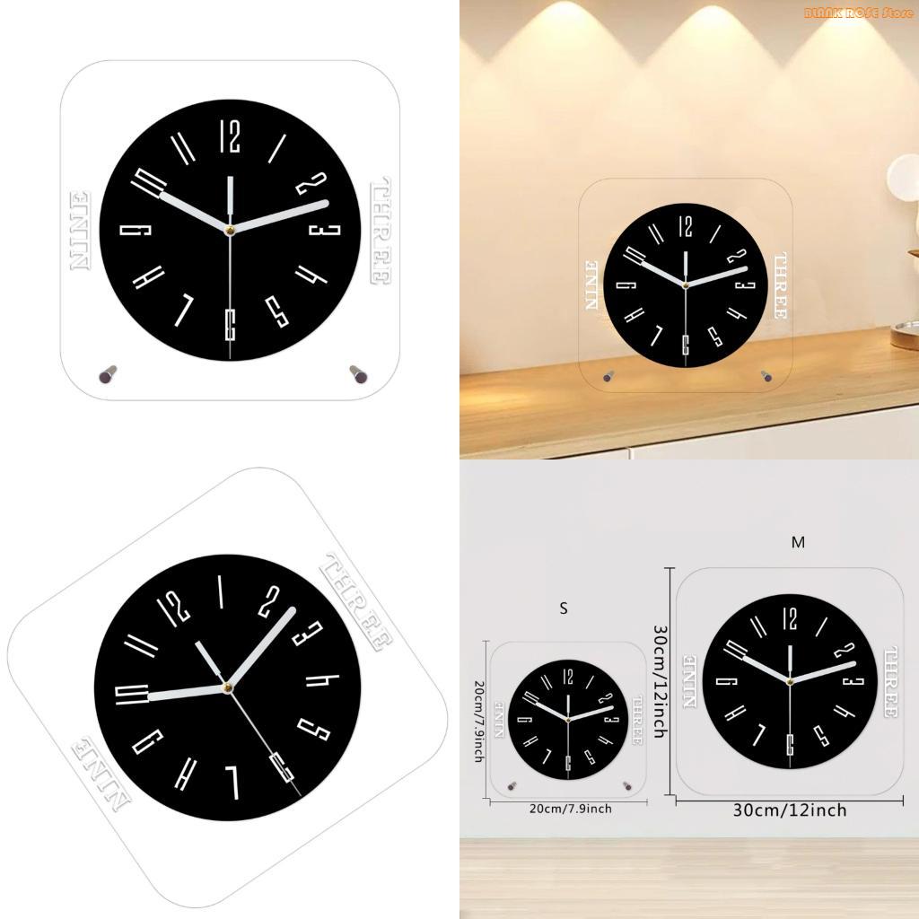 K1AE Wall Clock Decorative Clock Silents,Battery Operated, Moderns Wall Decors Living Room,Kitchen,Office Housewarmings Gift