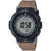 Domestic Genuine Product CASIO PRO TREK Casio Pro Trek Digital Durasoft Band Tough Solar Brown Men's Watch PRG-30-5JF