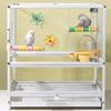 Frosted Parrot Perching Station Rack Non-slip Bird Teeth Chew Pole  Beak Sharpening