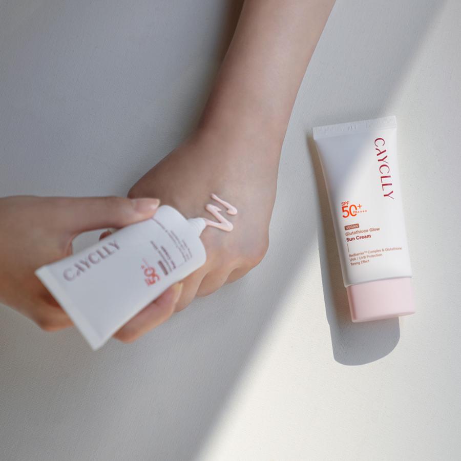 Cayclly Glutathion Glow Sun Cream SPF 50+ PA++++ 50mL