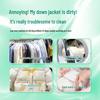 Waterless Down Jacket Cleaning Foam - Removes Stubborn Oil Stains with Convenient Brush