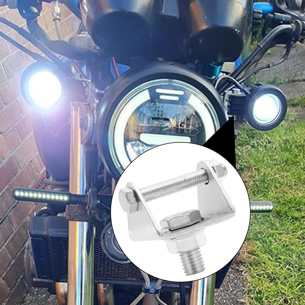 Biqing Bike Stay, Universal 1.6 inches (40 mm) Wide Edition, Work Light, Bracket, Mounting