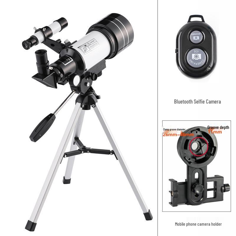 F30070M High Power Kids' Telescope with Finder Scope for Moon Watching