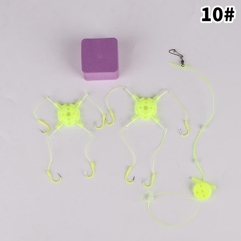 

Анти-зацеп Донная оснастка Набор с поплавочной доской Крючок Рыболовные снасти Квадратная доска плавучести Набор для ловли белого амура