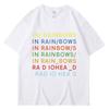 British Rock Band Radiohead T Shirt Music Album in Rainbows Unisexs Short Sleeve Hip Hop Gothic Loose Tshirts Streetwear
