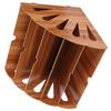 Wooden MultiSlot Storage Rack   Supplies Desktop File   for  (Black )
