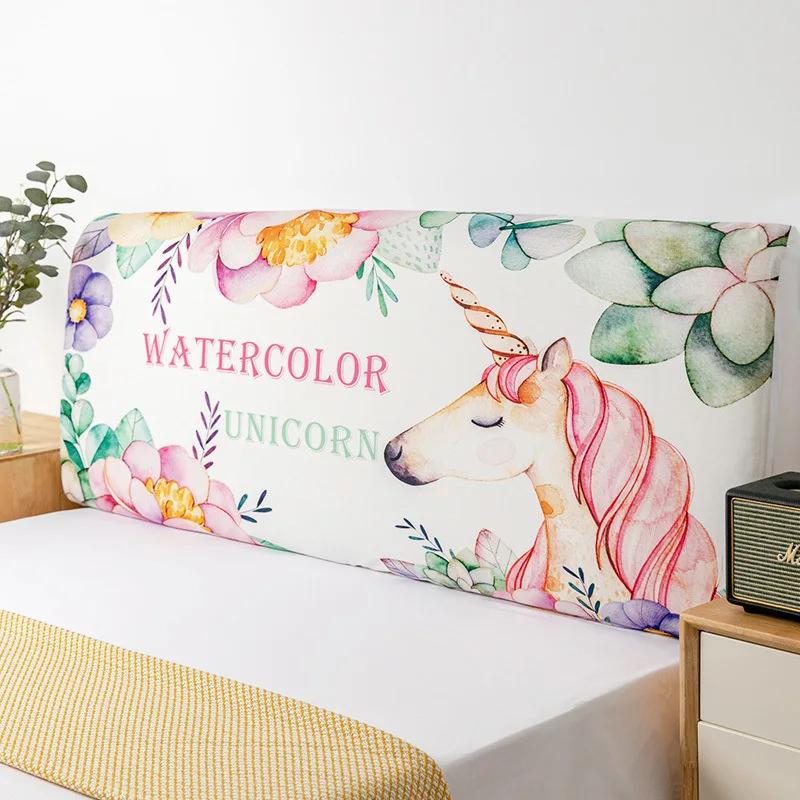 

Мягкий чехол для изголовья кровати Nordic Cartoon Cat s Paw, полностью закрытый эластичный пылезащитный чехол для изголовья кровати/ защитный чехол 120cm