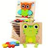 3D Wooden Animal Shape Matching Puzzle for Early Education